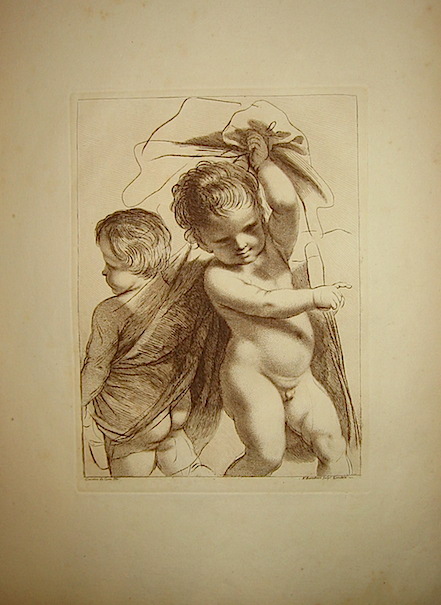 Bartolozzi Francesco (1727-1815) (Due puttini) 1800 ca. Londra, presso J. & J. Boydell 